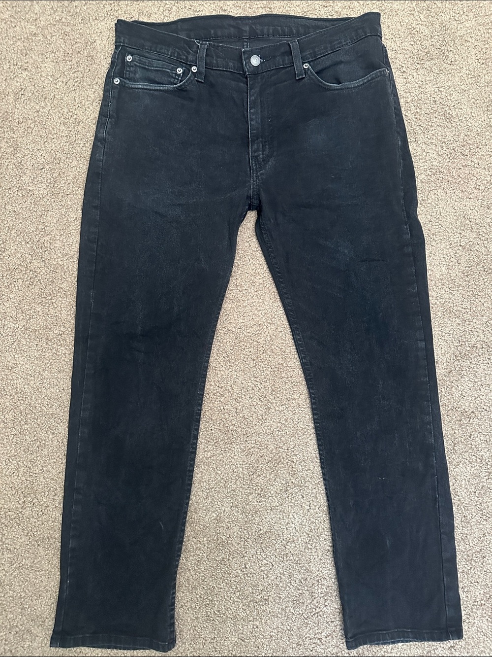 Levi’s Men's Black Straight Leg Jeans Denim SZ 36x30